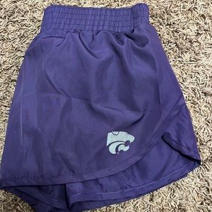 small K-State athletic shorts